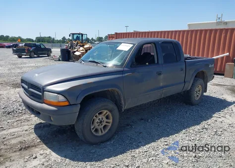 2003 Dodge Dakota Sport/Sxt из США, поврежденный, VIN 1D7HG38X03S289266